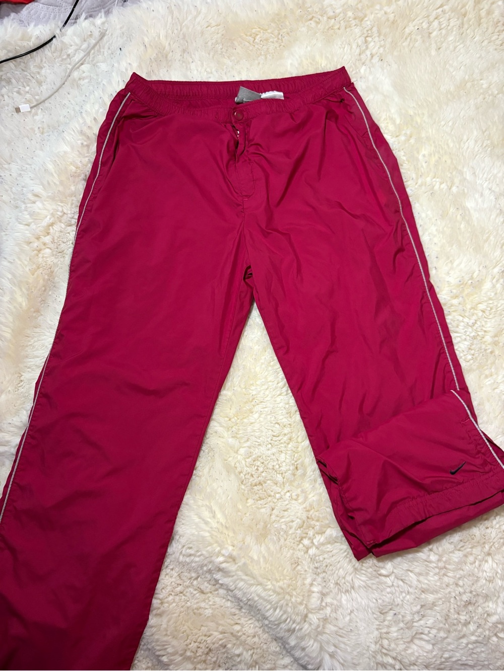 Vintage Nike Dry fit Track pants with Reflective on side !